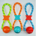 Haustierkugelspielzeug mit Seilhundkauenspielzeug